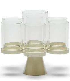 Rivièra Maison Kaarsenhouder, Windlicht, Decoratie En Stompkaarsen - Porto - Beige