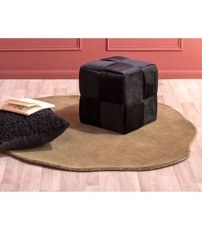 Leitmotiv Vloerkleed Organic Round - Mosgroen - 145x130cm 4 Leitmotiv Vloerkleed Organic Round - Mosgroen - 145x130cm - Image 2