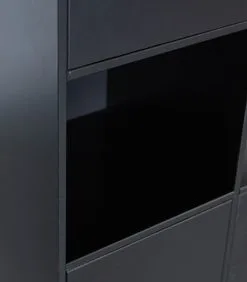 WOOOD Exclusive Exclusive Finca Opbergkast Rond Rechts - Zwart - 210x78x40 8 WOOOD Exclusive Exclusive Finca Opbergkast Rond Rechts - Zwart - 210x78x40 -Meubilair Geschäft 3286a32e6f0845d8931e855b383ef731