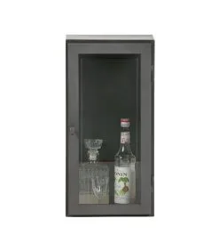 BePureHome Manta Hangende Vitrinekast L - Metaal - Grijs - 60x30x25 -Meubilair Geschäft 3387c1ada0834e2f98c19bb69feec408