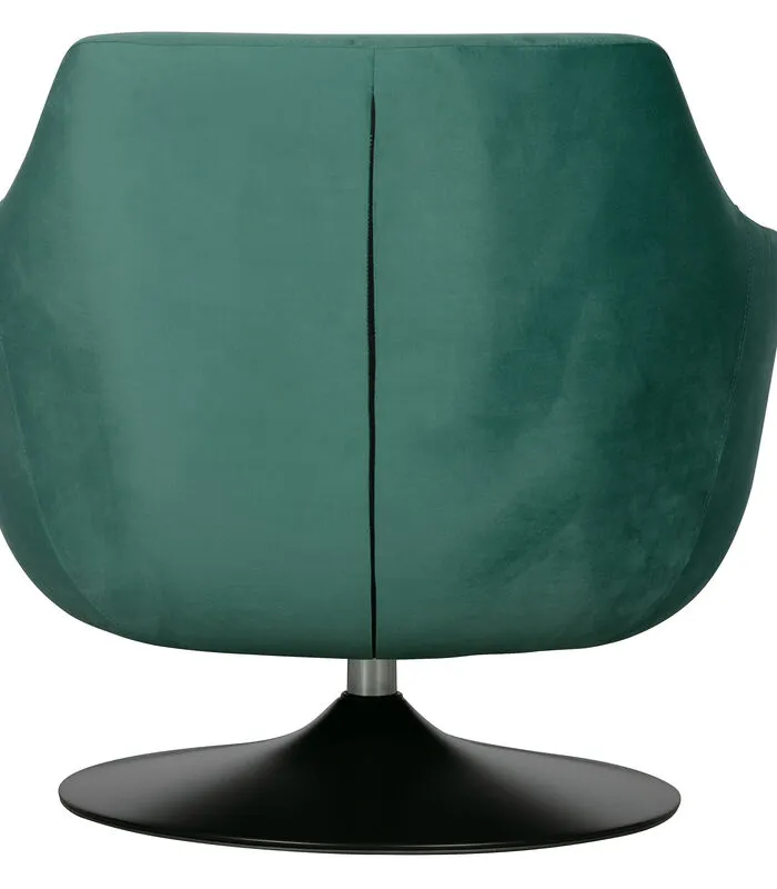 WOOOD Exclusive Exclusive Jada Draaifauteuil - Velvet - Teal - 78x79x82 5 WOOOD Exclusive Exclusive Jada Draaifauteuil - Velvet - Teal - 78x79x82 - Image 3
