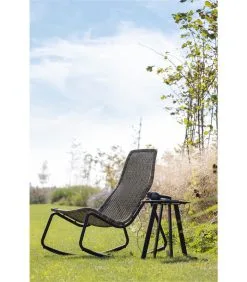 WOOOD Schommelstoel Buiten Tom - Rattan - Naturel - 97x51x95 -Meubilair Geschäft 3580daa30d4142149a74f376c414d1e0