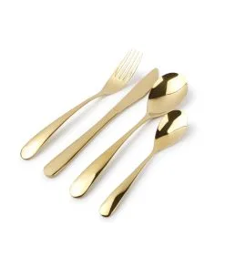 Salt & Pepper Bestekset 24-delig Gold Viva