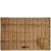 Rivièra Maison Placemat, Onderlegger Met Rattan Hartje - Love My Food - Bruin -Meubilair Geschäft 35e6713f205e4bcaa77d744058e5bb0a