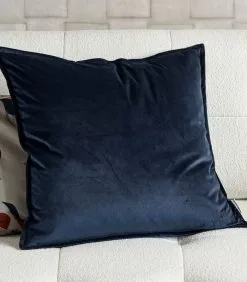 Rivièra Maison Kussenloop RM Velvet Blue 60x60 - Polyester - (LxBxH) 60.0x60.0x1.0 Cm -Meubilair Geschäft 36158f07b19346b8802e3b246889376b