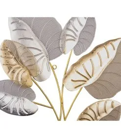 PRESENT TIME Muurkunst Alocasia Leaves - Metaal Met Mesh - 50x62x2cm -Meubilair Geschäft 36cb40ed75bc405ba2277a89d4863f0b