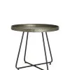 Light & Living Bijzettafel Hylke - Tin - Ø64,5cm -Meubilair Geschäft 37787f77766b4de78b260e3c2b7f63c6