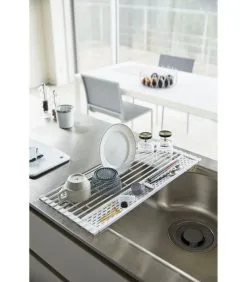 Yamazaki Foldable Drainer - Tower - White -Meubilair Geschäft 38836804b0d443ac8930582f0c5acf17