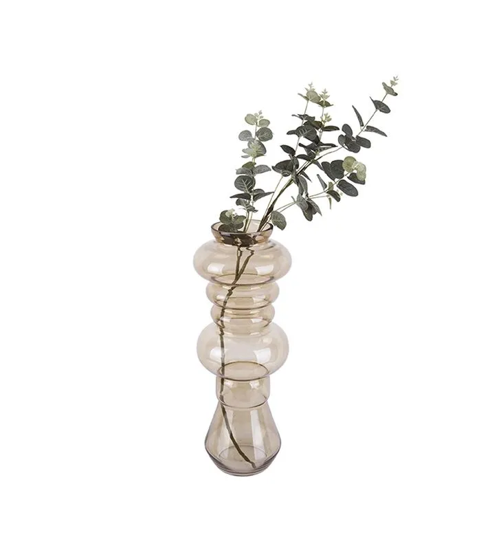 PRESENT TIME Vaas Morgana - Glas Honingbruin - Large - 18x50cm 6 PRESENT TIME Vaas Morgana - Glas Honingbruin - Large - 18x50cm - Image 4
