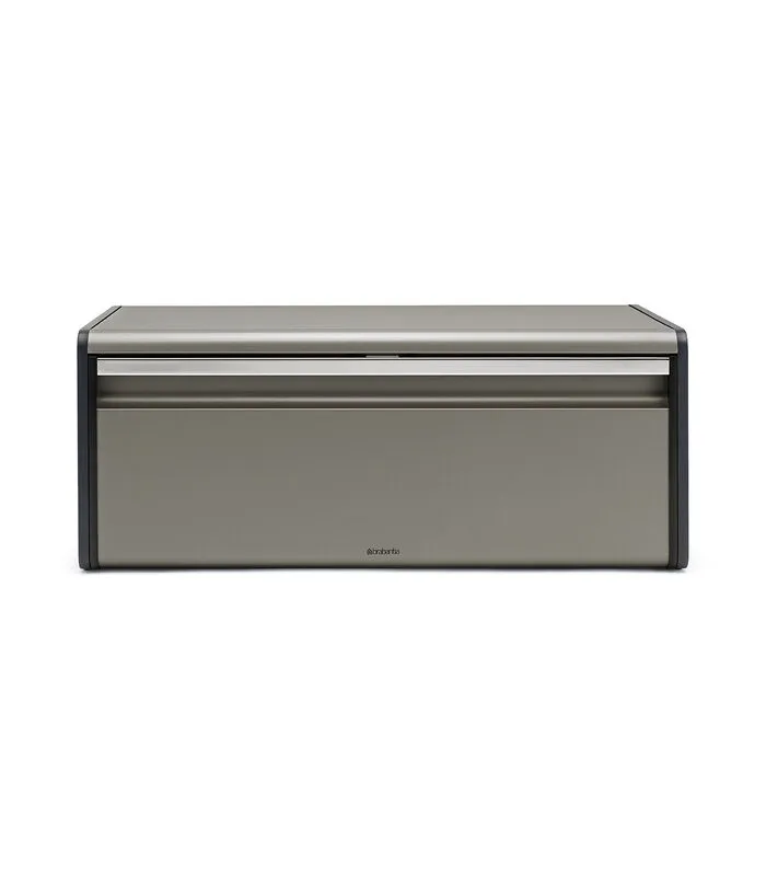 Brabantia Broodtrommel Met Klepdeksel, Platinum 3 Brabantia Broodtrommel Met Klepdeksel, Platinum