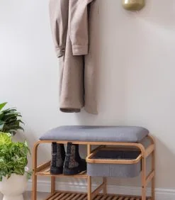 Leitmotiv Bank Dure - Bruin - 69,5x30x45 Cm -Meubilair Geschäft 3ad253b790dd4d1b8dd95dc626651597