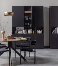 WOOOD Exclusive Exclusive Finca Opbergkast - Zwart - 210x110x40 -Meubilair Geschäft 3b3b24180eef403ba057c213da8f83d0