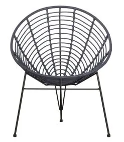 WOOOD Loungestoel Buiten Jane - PE/Metaal - Inkt - 88x72x81 8 WOOOD Loungestoel Buiten Jane - PE/Metaal - Inkt - 88x72x81 -Meubilair Geschäft 3b539fb669eb412a855f9401f142312b