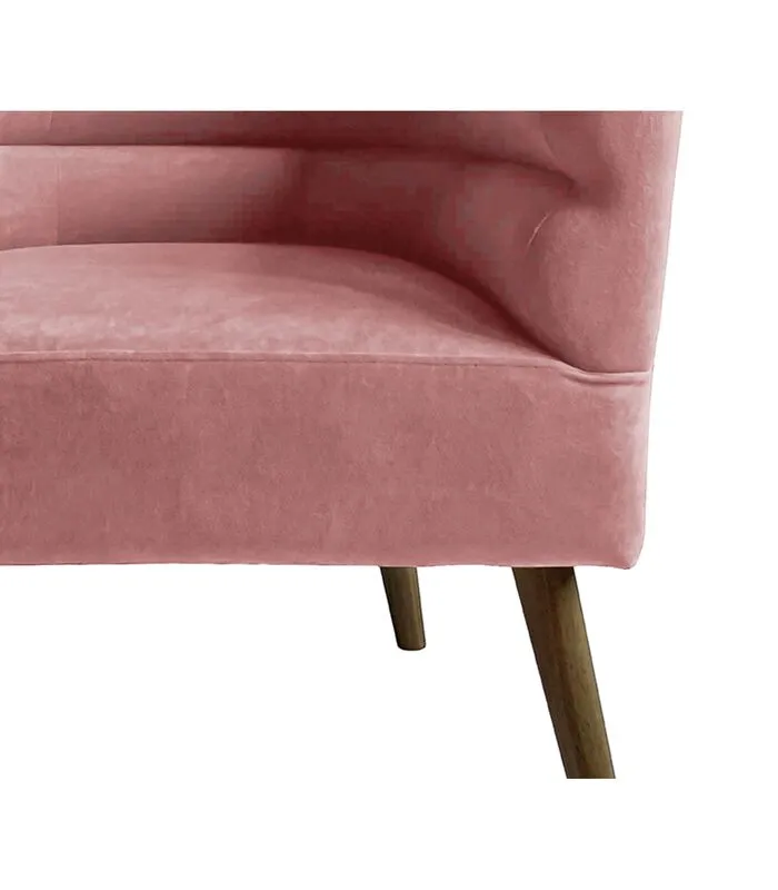 Leitmotiv Stoel Explicit - Suede Look Roze - 74x71x74cm 6 Leitmotiv Stoel Explicit - Suede Look Roze - 74x71x74cm - Image 4