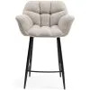 Rivièra Maison Riviera Maison Barkruk Met Rugleuning - Carnaby Counter Chair Mouliné - Linnen - Naturel -Meubilair Geschäft 3dc8426afabc4ca0bb8b19b8324616dd