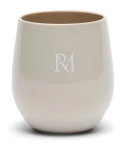 Rivièra Maison Outdoor Waterglas 385 Ml - RM Monogram - Beige - MS