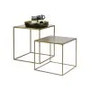 BePureHome Metallic Bijzettafels - Metaal - Brass - Set Van 2 -Meubilair Geschäft 3eed96b4ed46444f9162e100df884cf4