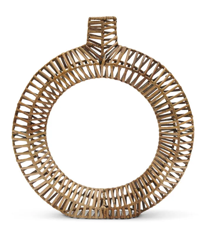 Rivièra Maison Vaas - Rustic Rattan Round Decoration Vase L - Naturel 3 Rivièra Maison Vaas - Rustic Rattan Round Decoration Vase L - Naturel