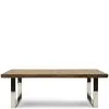 Rivièra Maison Riviera Maison Eettafel - Washington Dining Table - 200x100 Cm - Zilver