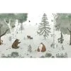 Lilipinso KHARU Behang Wanddecoratie - Bos En Dieren