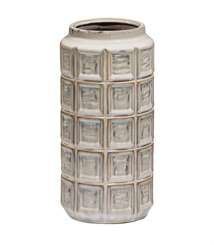 BePureHome Contain Vaas - Keramiek - Pale Groen - 39x19x19 3 BePureHome Contain Vaas - Keramiek - Pale Groen - 39x19x19