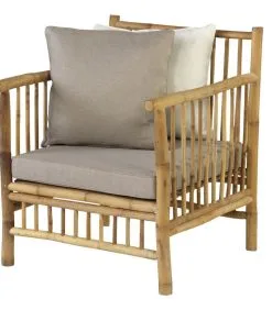 Exotan Loungeset Buiten - Bamboe - Bruin - 86x72x80