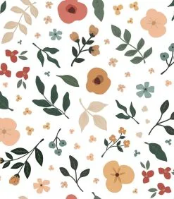 Lilipinso BLOEM Behang - Bloemen En Bladeren Patroon