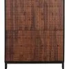 BePureHome Nuts 4-Deurs Kast - Hout - Walnoot/zwart - 140x114x40 -Meubilair Geschäft 420cca161a684c4b860c9901d3d12eb9