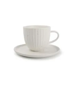 Salt & Pepper Kop 25cl En Schotel Speckles Ora - Set/2