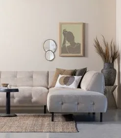 WOOOD Exclusive Nanne Bijzettafel - Mangohout/marmer - Zwart - 46x36x36 -Meubilair Geschäft 4237b5be38bc4f9c879ca9fbb1c8ca14