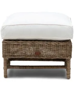 Rivièra Maison Poef - Hocker - Nicolas Wing Chair Voetenbankje - Bruin