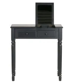 WOOOD Romy Hal/kaptafel - Hout - Zwart - 78x75x38