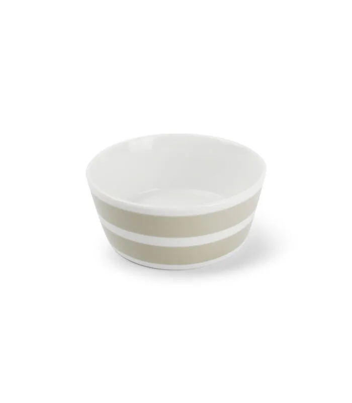 Salt & Pepper Kom 13xH5,5cm Sage Green Stripes - (x4) 4 Salt & Pepper Kom 13xH5,5cm Sage Green Stripes - (x4) - Image 2