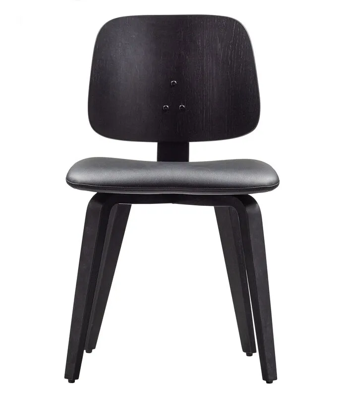 VTwonen Classic Eetkamerstoel - Hout - Zwart - 81x48x50 4 VTwonen Classic Eetkamerstoel - Hout - Zwart - 81x48x50 - Image 2