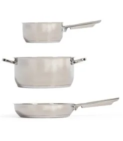 LIVOO Vijfdelige Roestvrijstalen Pannenset -Meubilair Geschäft 44a191888e2a4a309919190251149687