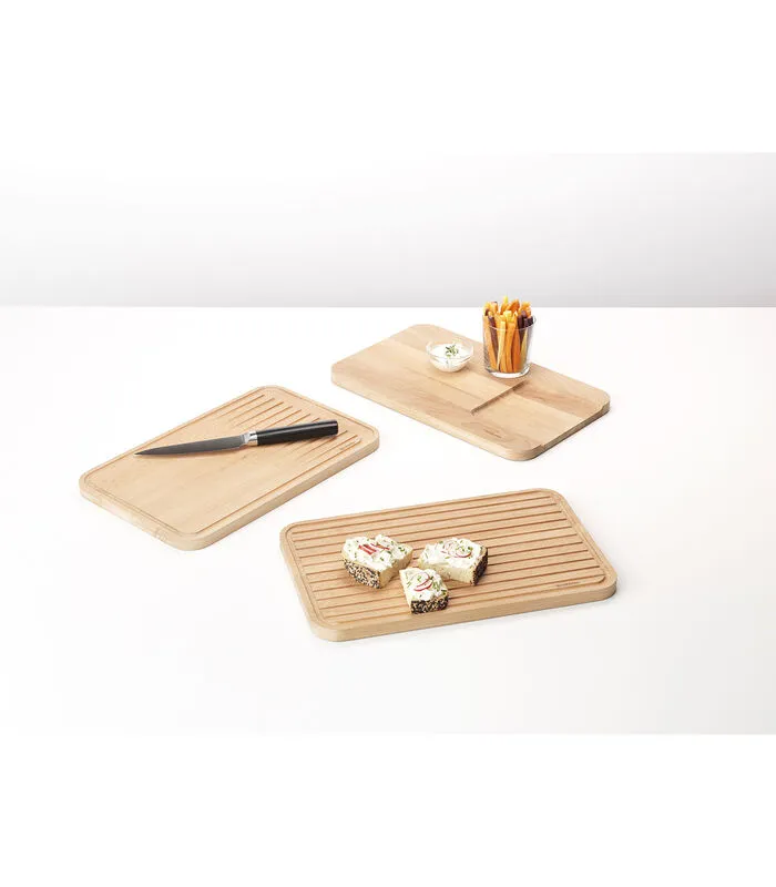 Brabantia Profile Houten Snijplank Voor Groente, Large 4 Brabantia Profile Houten Snijplank Voor Groente, Large - Image 2