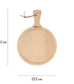 Boska Serveerplank Rond Amigo M - Met Handgreep - Bruin - ⌀ 23,4 Cm -Meubilair Geschäft 47b27ffa1af84512bce2b2a85d64a980