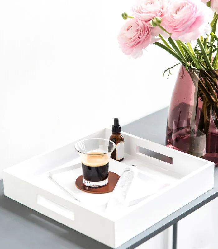 XLBoom ZEN Dienblad Small Wit 4 XLBoom ZEN Dienblad Small Wit - Image 2