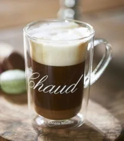 Rivièra Maison Dubbelwandig Theeglas, Koffieglas Tekst - C'est Chaud - 270 Ml 5 Rivièra Maison Dubbelwandig Theeglas, Koffieglas Tekst - C'est Chaud - 270 Ml -Meubilair Geschäft 48c04bf276c045009e8139fb7dff6e19