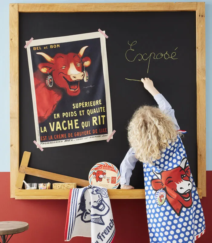 Coucke - Bel Et Vache Qui Rit - Katoenen Theedoek Met Print 50 X 75 Cm 4 Coucke - Bel Et Vache Qui Rit - Katoenen Theedoek Met Print 50 X 75 Cm - Image 2