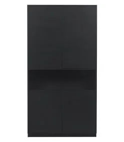 WOOOD Exclusive Exclusive Finca Opbergkast - Zwart - 210x110x40 -Meubilair Geschäft 495dd8c707b84666a6709c8159be5588