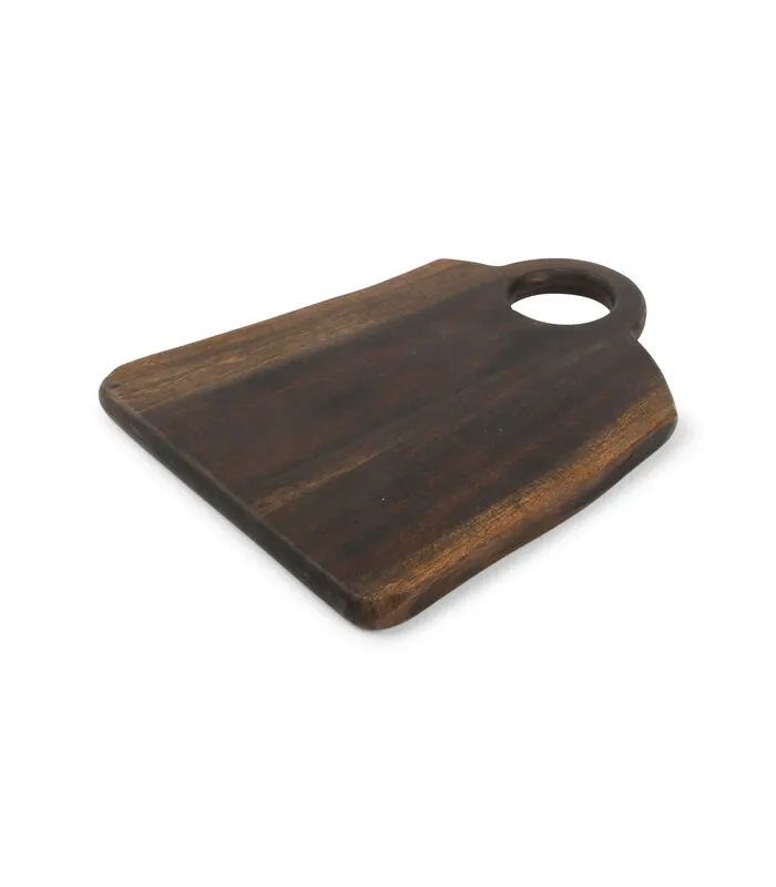 Salt & Pepper Serveerplank 26,5x20xH1,5cm Hout Zwart Chop 3 Salt & Pepper Serveerplank 26,5x20xH1,5cm Hout Zwart Chop