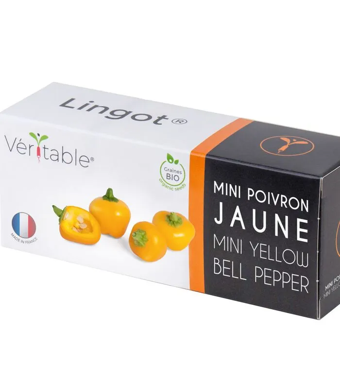Veritable Lingot® Mini Gele Paprika BIO - Voor Moestuinen 3 Veritable Lingot® Mini Gele Paprika BIO - Voor Moestuinen