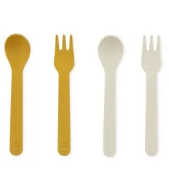 Trixie PLA Lepel & Vork 2-pack - Mustard