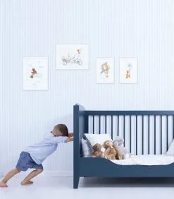 Lilipinso GENTLE FRIENDS Set Van 4 Kinderposter - Konijn Beer Vos Luchtballonnen -Meubilair Geschäft 4de47b118d5b4262afe1b9d837bfa14d