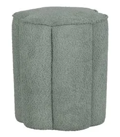 WOOOD OLLIE POEF BOUCLÉ AQUA -Meubilair Geschäft 4ed8c7ad2590471da4b22c6644ba58f9