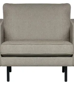 BePureHome Rodeo Stretched Fauteuil - Polyester - Nougat - 85x105x86