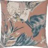 BePureHome Bouquet Kussen Printed - Velvet - Melon - 50x50 -Meubilair Geschäft 50fbec1307264d889462a99974c5d665