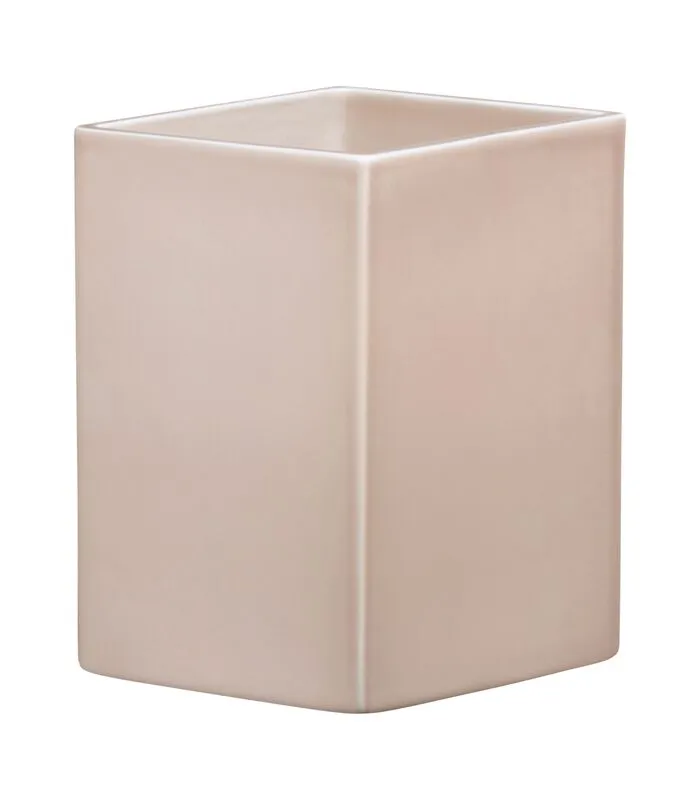 Iittala Ruutu Ceramic Vaas 225mm Beige 3 Iittala Ruutu Ceramic Vaas 225mm Beige