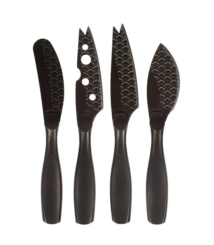 Boska Kaasmessenset Mini Monaco+ Zwart - 4 Kaasmessen - Zwart 3 Boska Kaasmessenset Mini Monaco+ Zwart - 4 Kaasmessen - Zwart